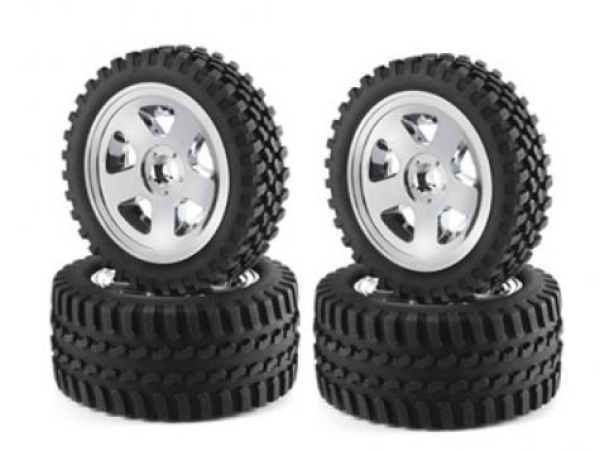 900028 Reifen/F. 1:10/2WD AllTerrain chrom